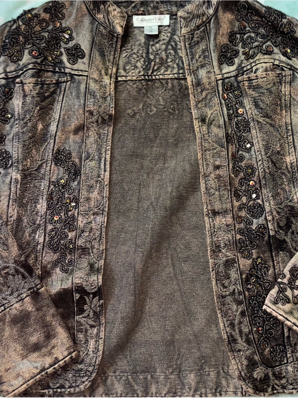 Coldwater Creek open-front jacket ~ vintage Women’s: (Petite Large)
